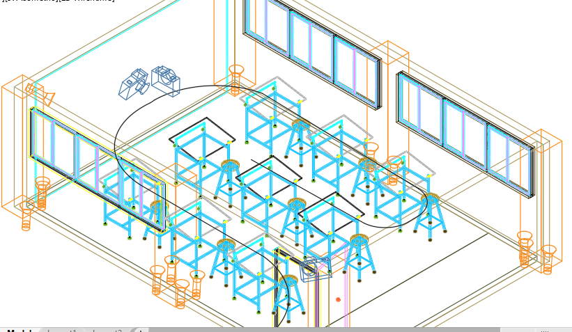 Salon drawing table 