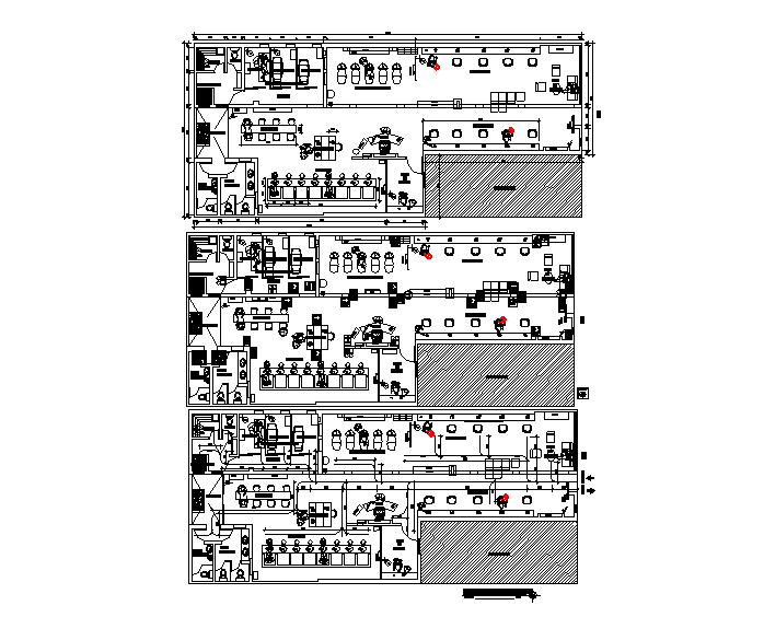 Saloon and spa interiors detail and designs in dwg cad files