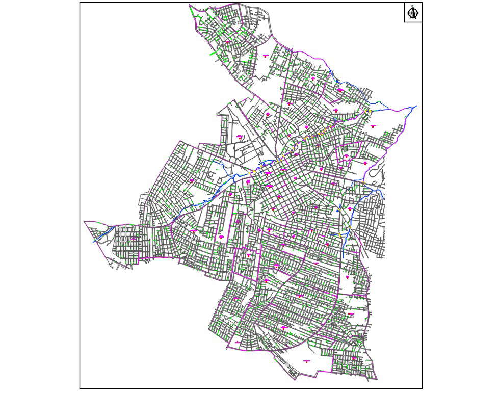 San Lorenzo Map DWG File