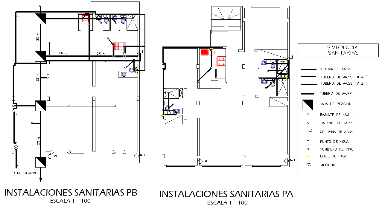 Sanitary home layout file