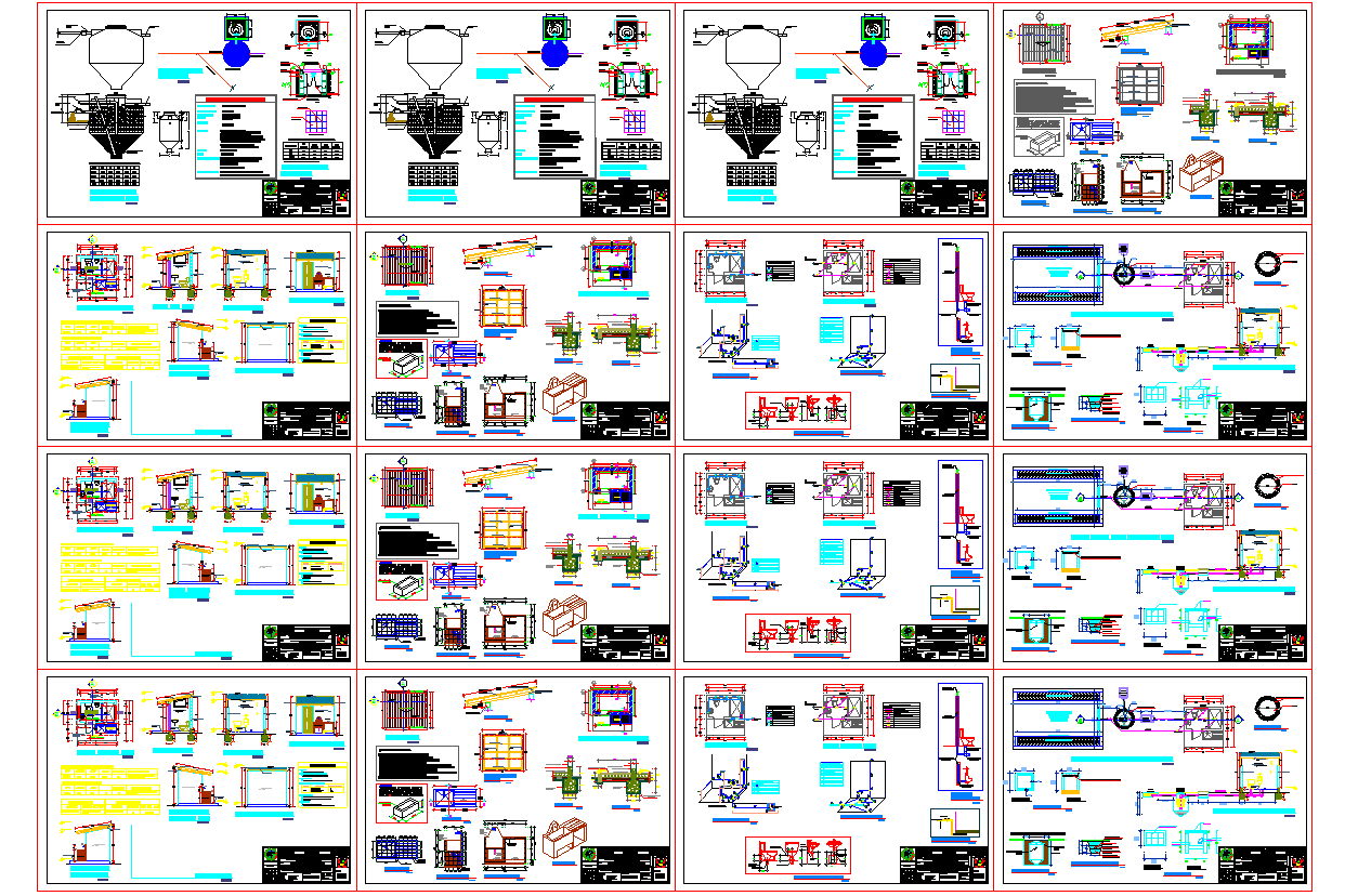 Sanitation latrines architecture detail dwg files