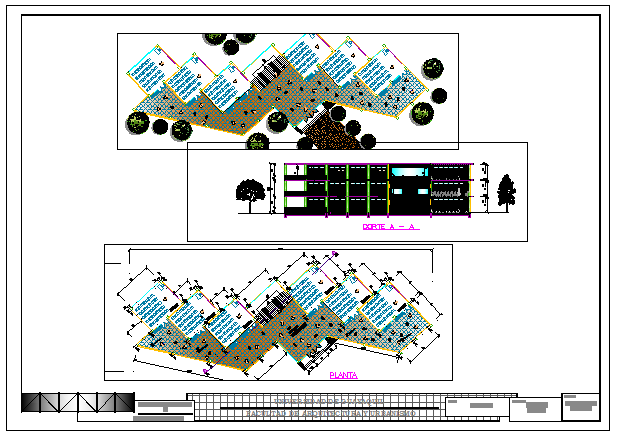 School or Collage design drawing