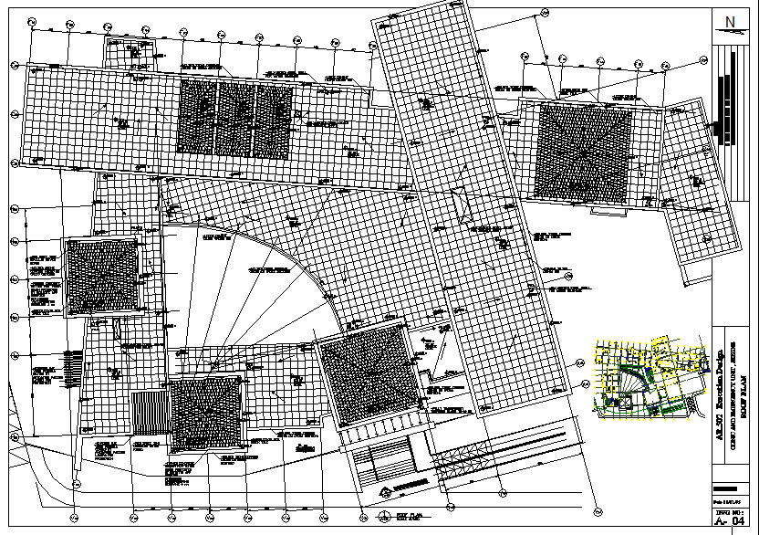 School plan detail dwg file