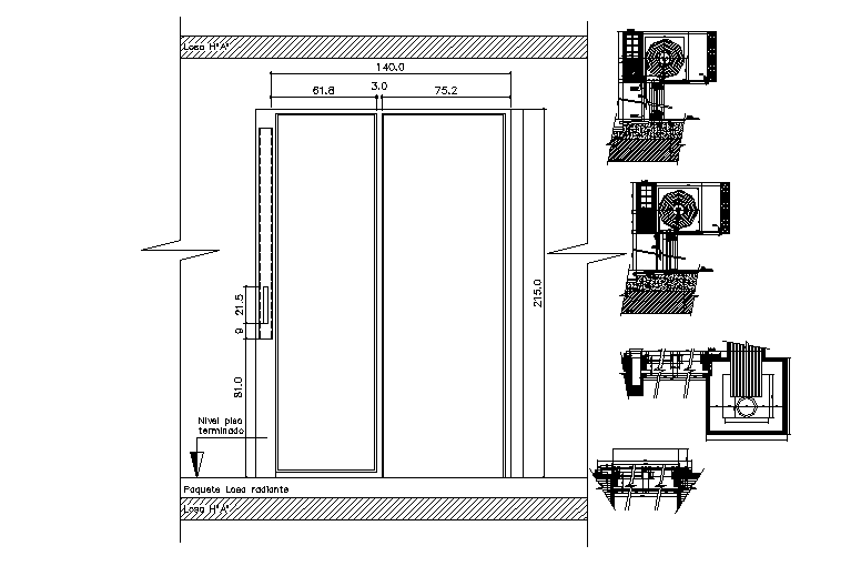 Scrolling Shutter details in cad file