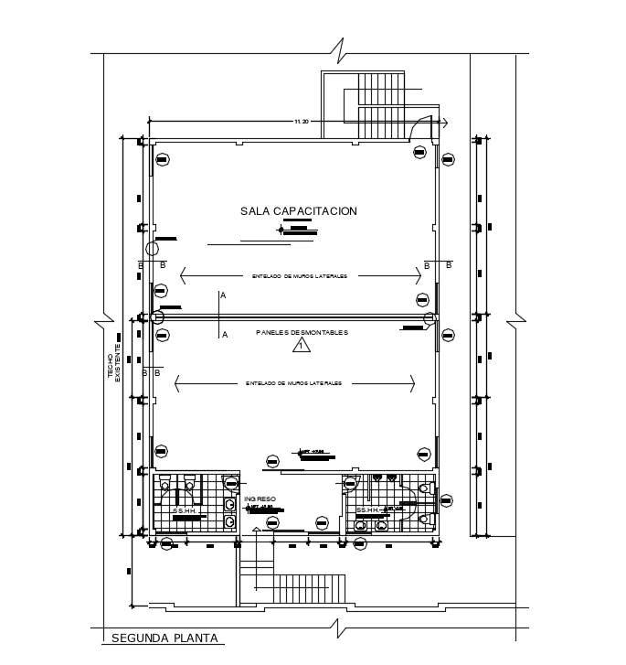 Second Floor Plan AutoCAD File
