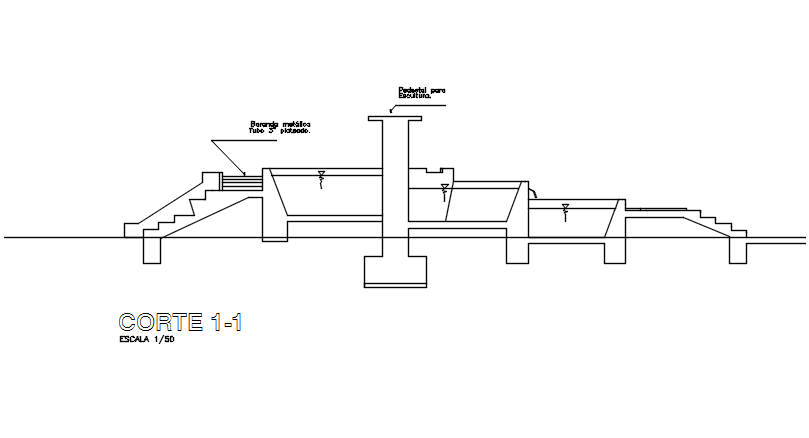 Section 1 plan detail dwg file