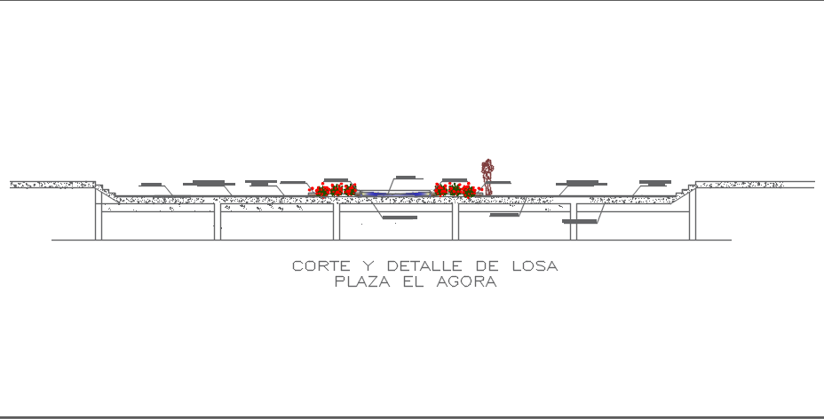 Section A-A’plan detail dwg file