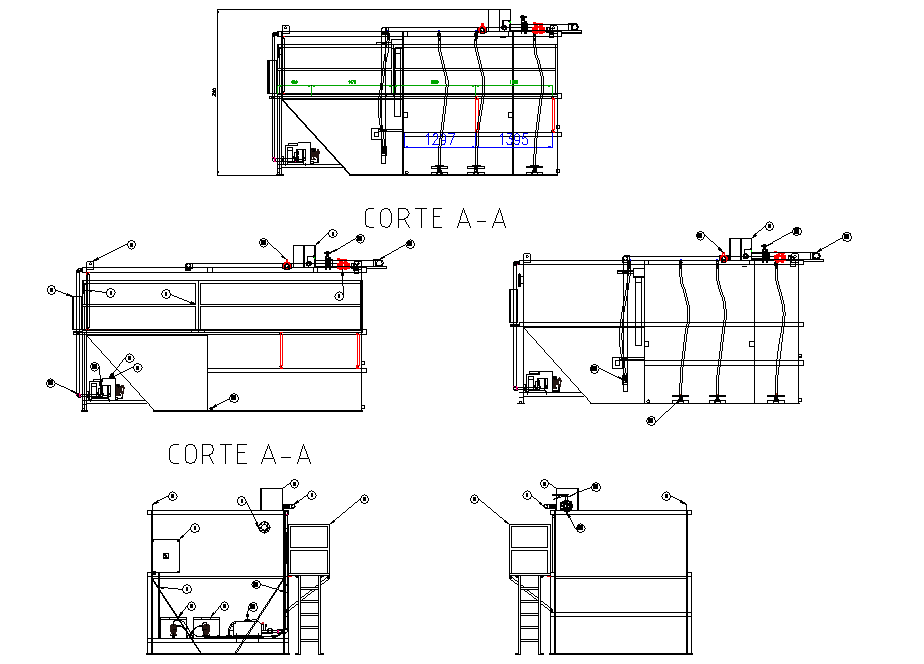 Section Concrete plate autocad file
