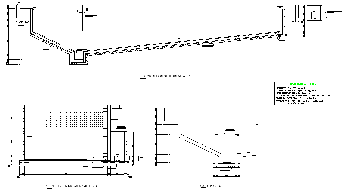 Section Sedimentation layout file