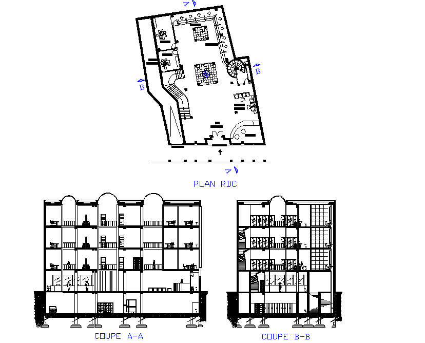 Section bank plan detail