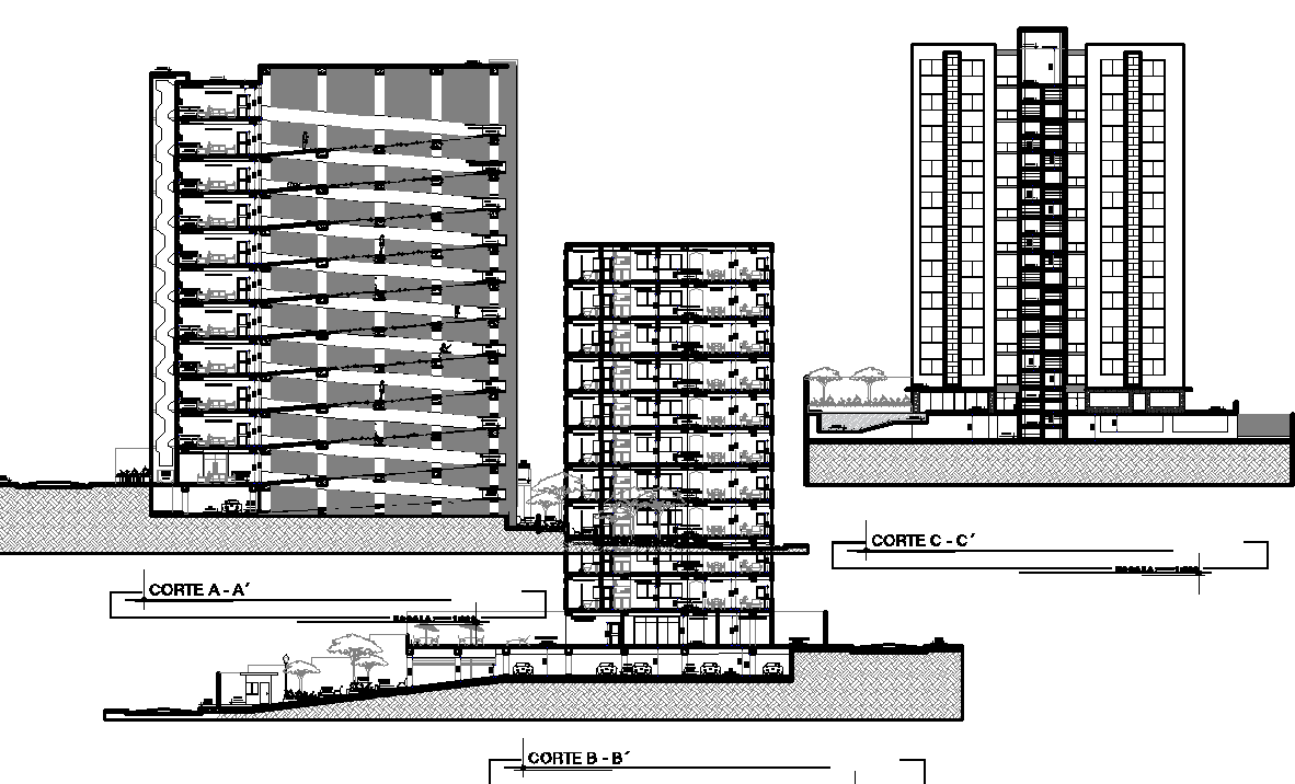 Section detail dwg file