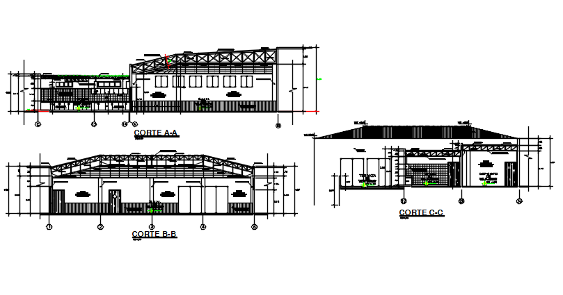 Section detail dwg file