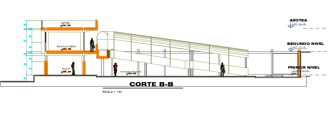 Section detail dwg file