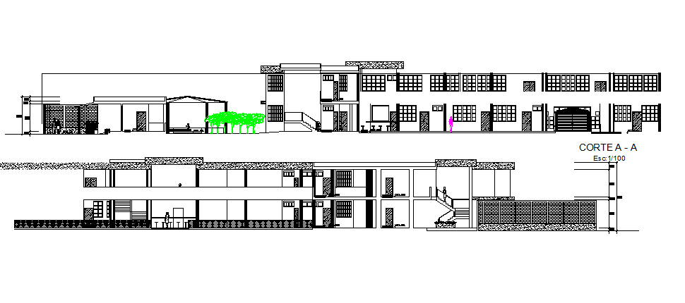 Section detail dwg file