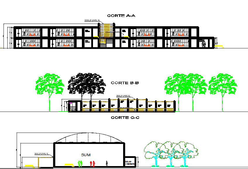Section detail dwg file