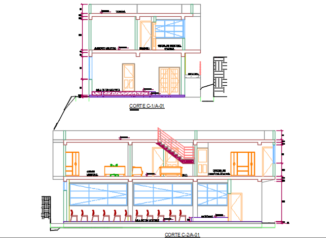 Section detail dwg file