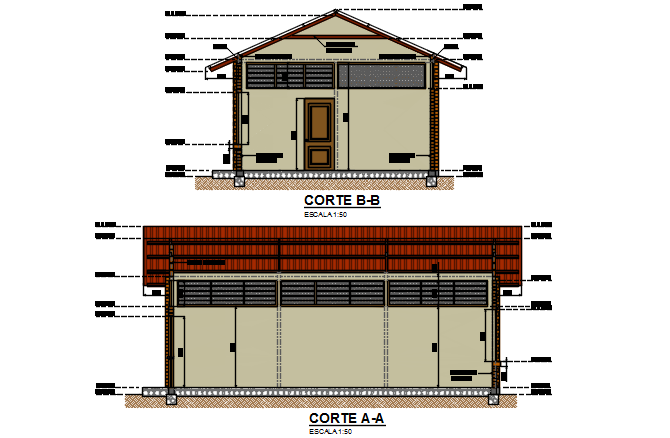 Section detail dwg file