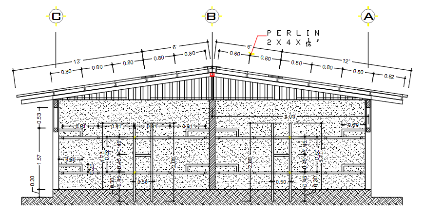 Section detail dwg file