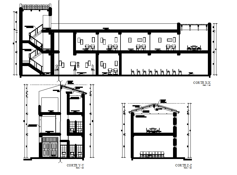 Section detail dwg file