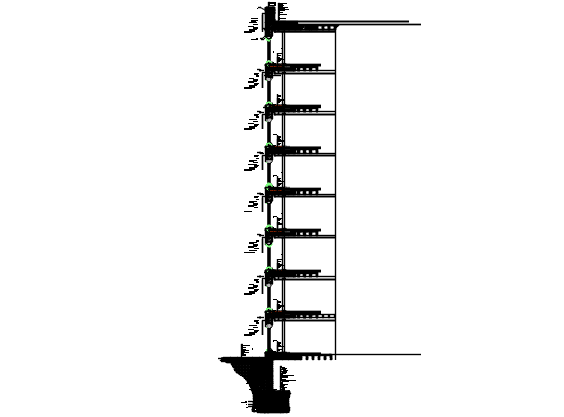 Section detail plan dwg file