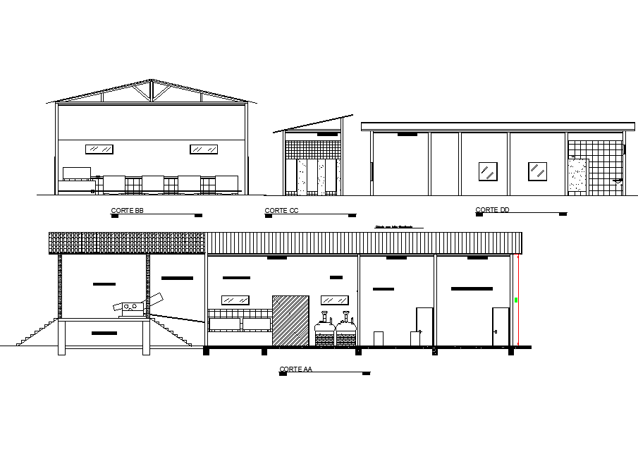 Section factory plan detail