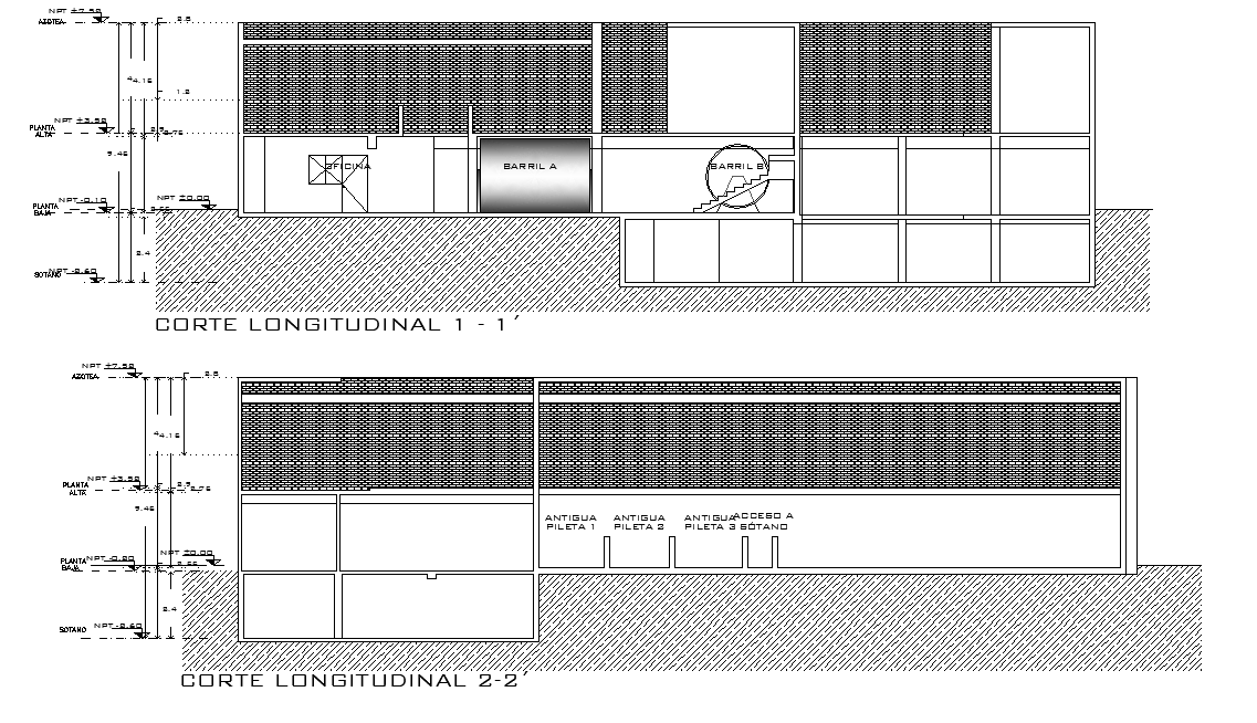 Section house of culture plan detail dwg file
