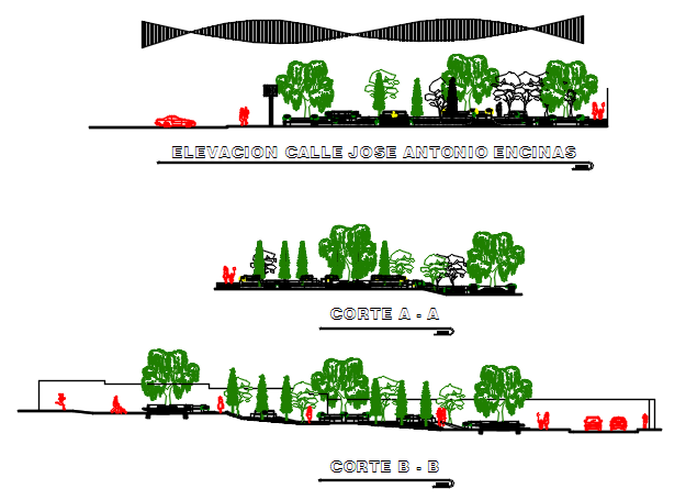 Section plan detail dwg file