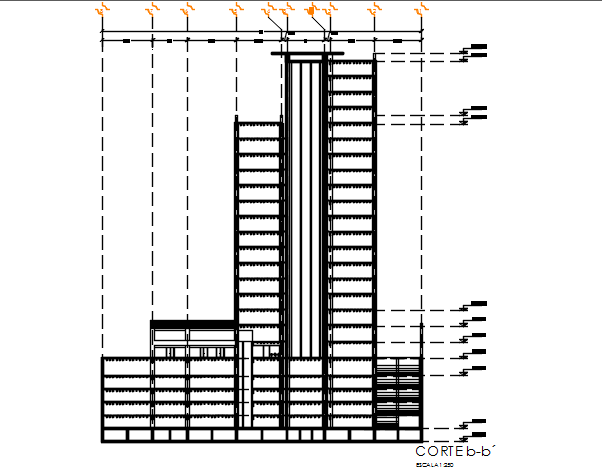 Section plan detail dwg file
