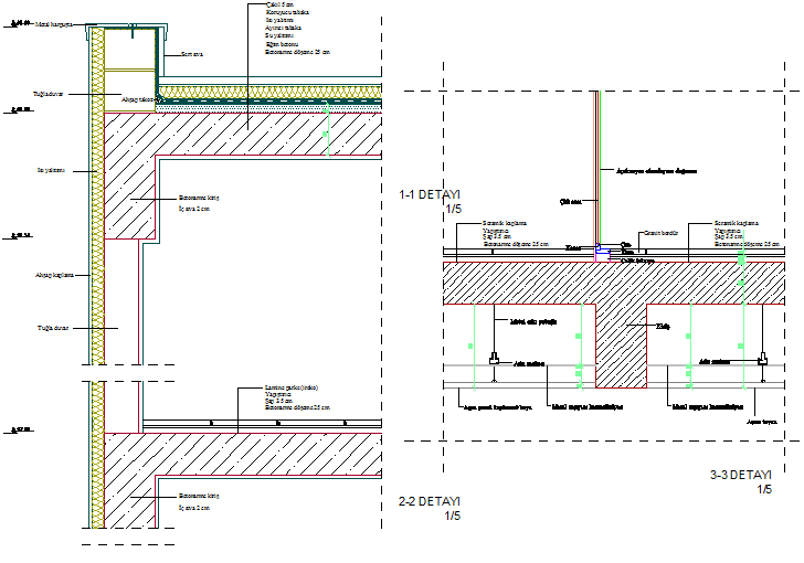 Section plan detail dwg file