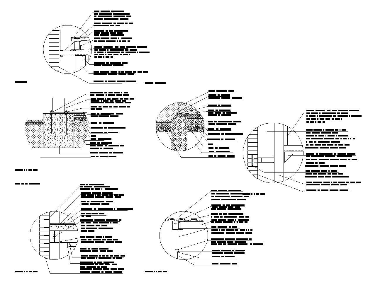 Several detail dwg file