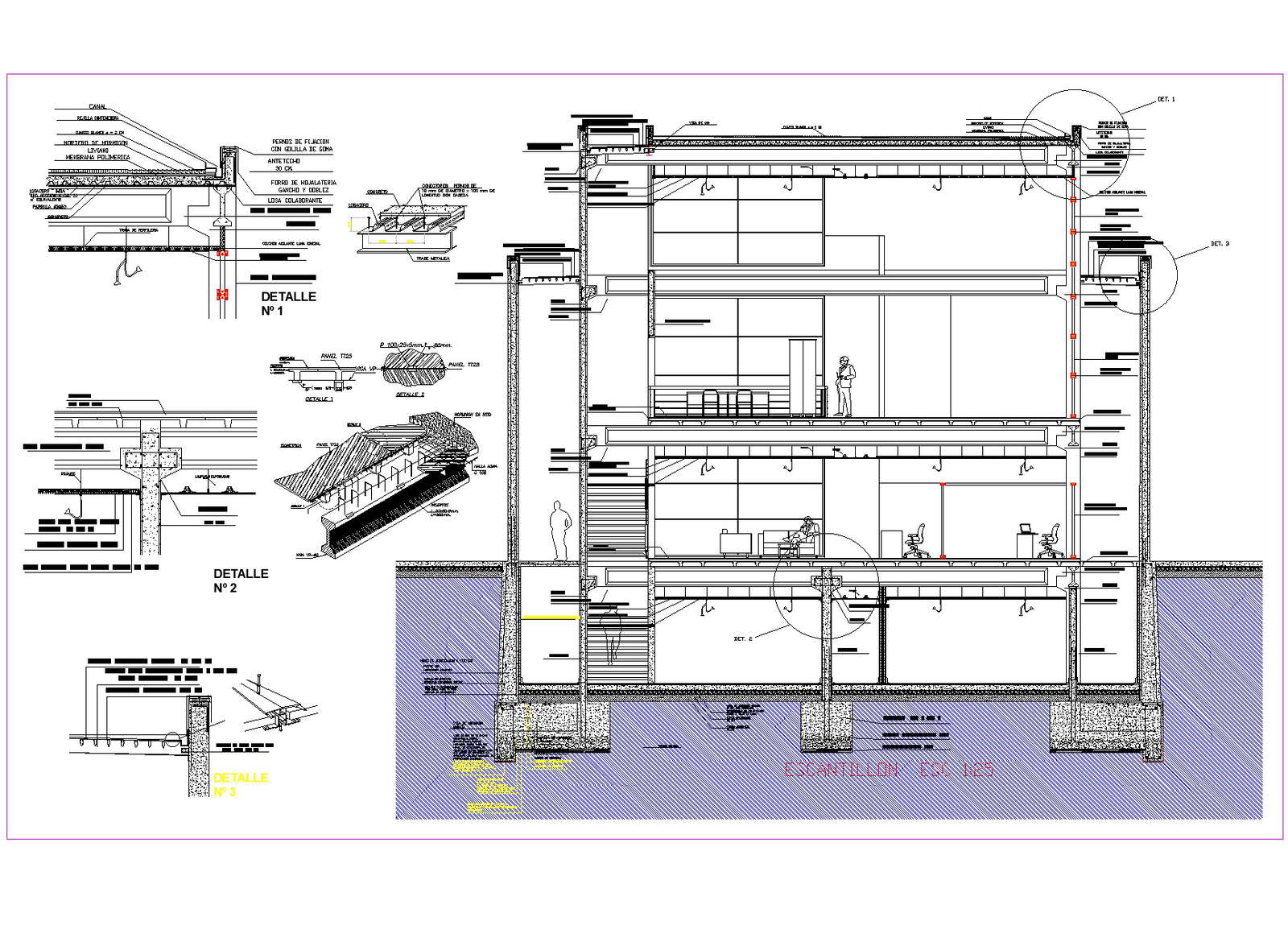 Several plan detail dwg file