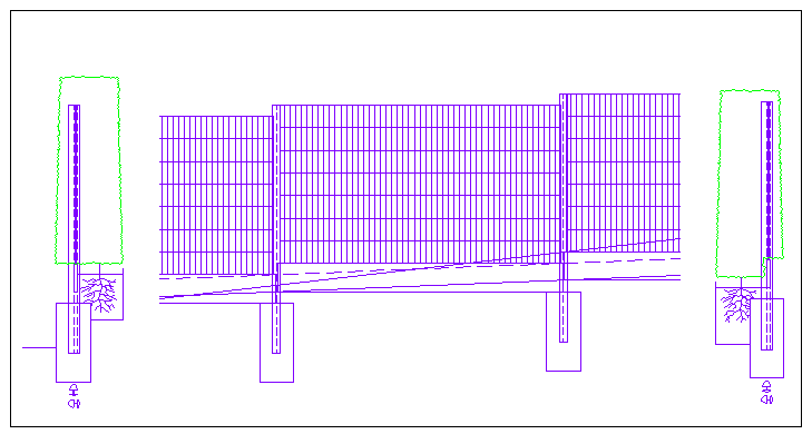 Shaft details architecture project dwg file