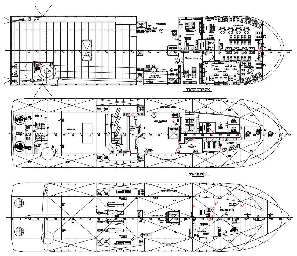 Ship Design CAD Block