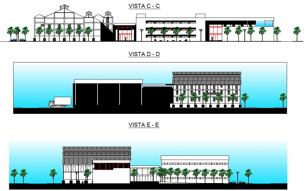 Ship yard section plan detail dwg file