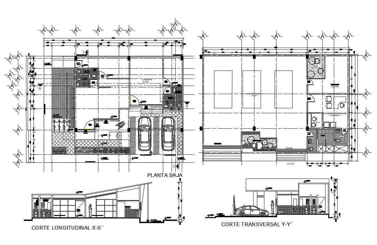Shop Floor Plan CAD File