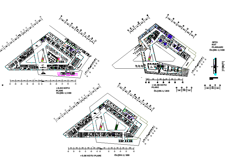 Commercial Complex In AutoCAD  File