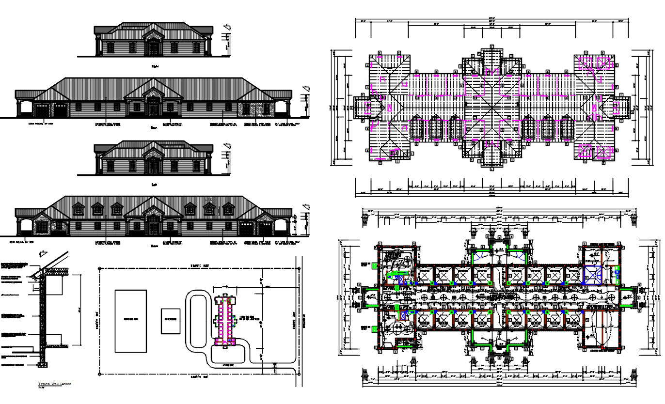 Shopping Complex AutoCAD Drawing
