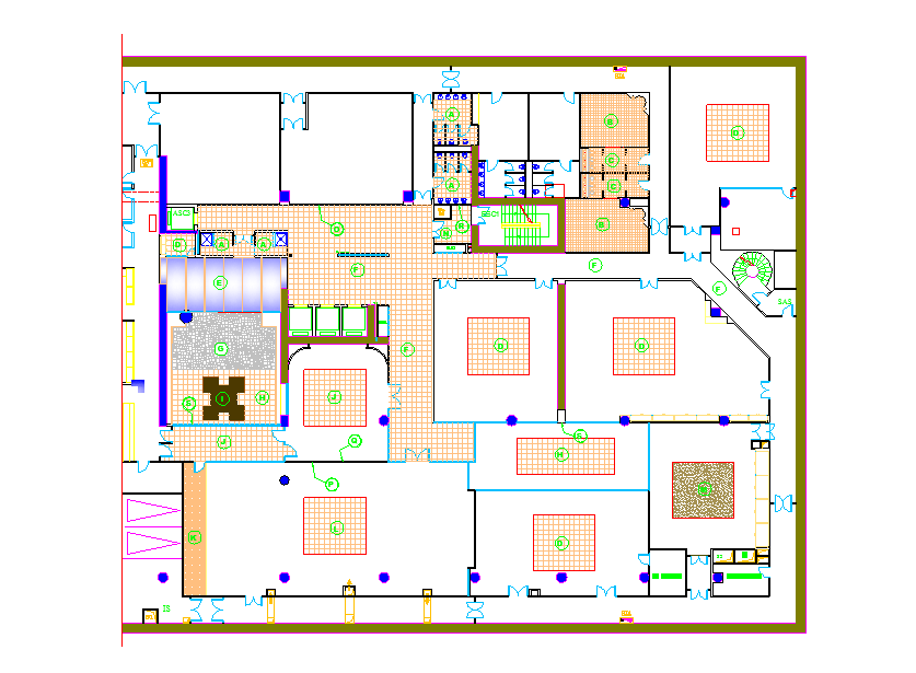 Shopping Complex lay-out