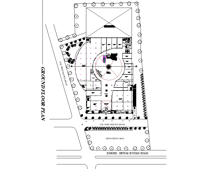 Shopping mall layout file