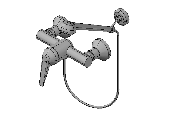 Shower mixer Tap  3d file