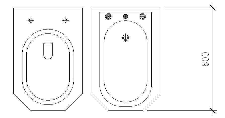 Shower tub cad blocks plan in AutoCAD, dwg file.