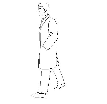Side human figure detailing