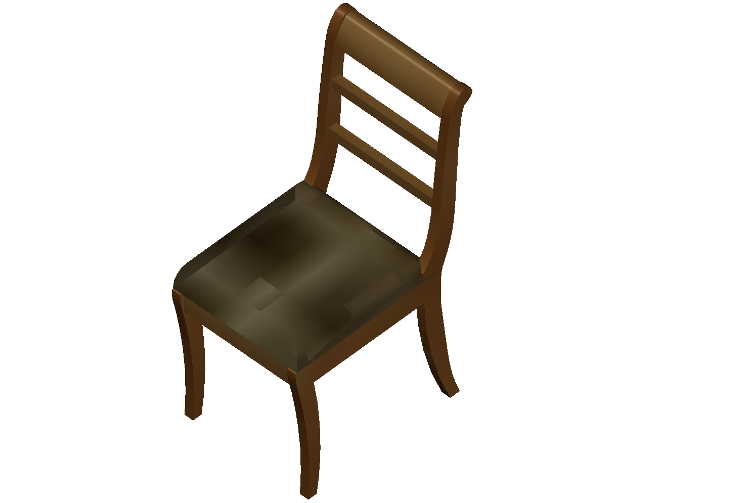 Silla Chair Plan Detail in AutoCAD DWG for Furniture Use