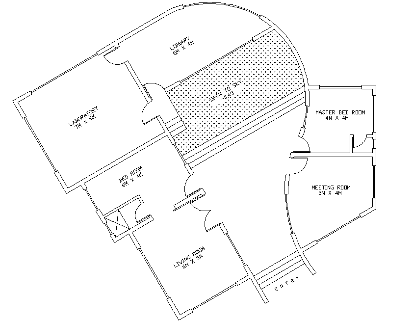Simple Architecture House lay-out