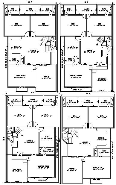 Simple House Lay-out detail