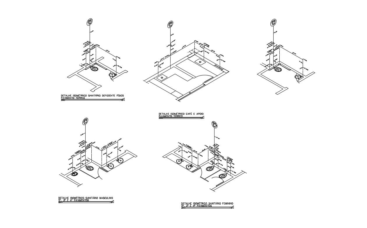Simple Toilet Design CAD File Free Download 