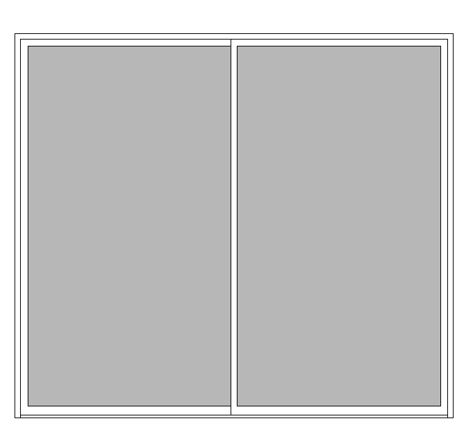 Simple Windows Block Elevation design