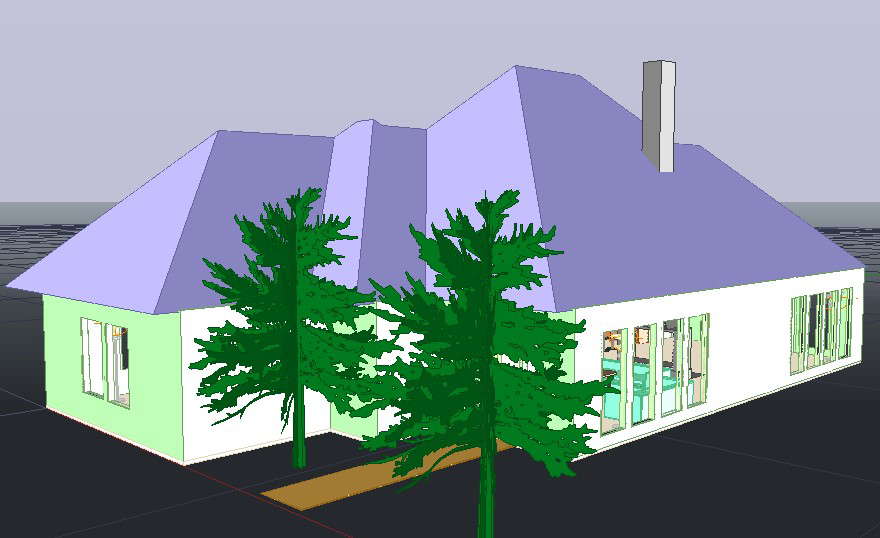 Single family home 3d