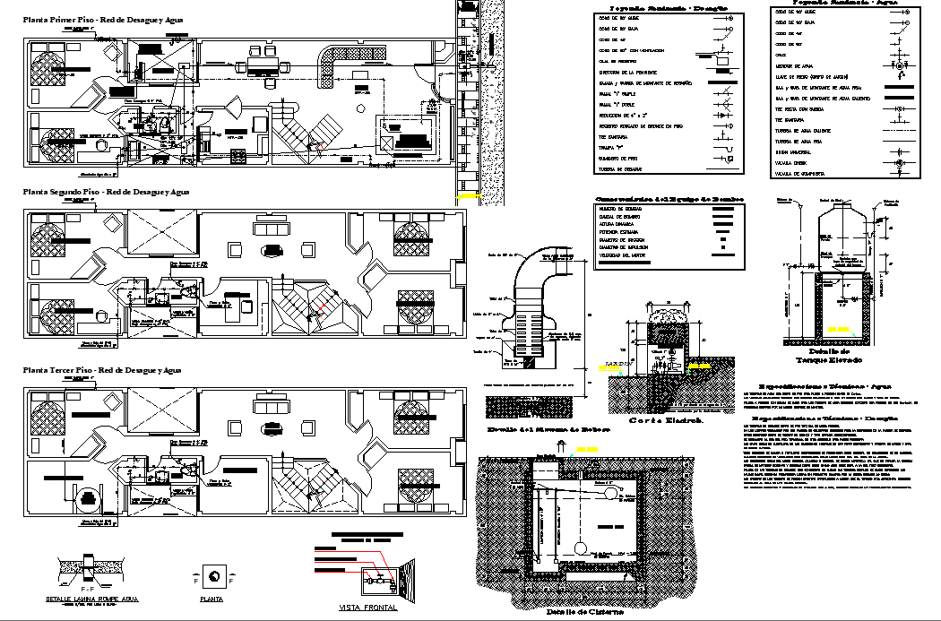 Single family planning dwg file