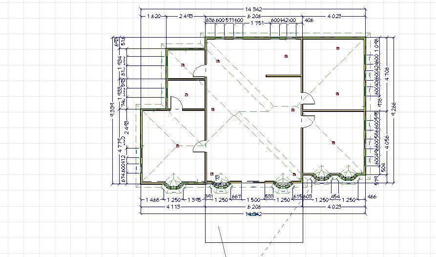 Single story floor plan 2